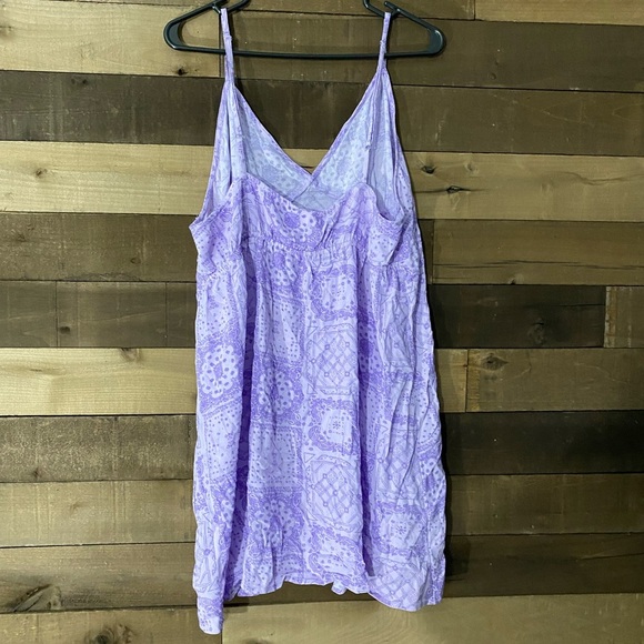 NWOT Nordstrom BP Purple V-Neck Sundress Sz 1X - Picture 6 of 6